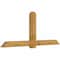 Ekena Millwork Eugene Rough Sawn Timber Gable Bracket, Western Red Cedar, 96"W x 40"H x 6"D x 6"F, 10/12 Pitch GBW096X40X0606EUG00RWR - alternate 5